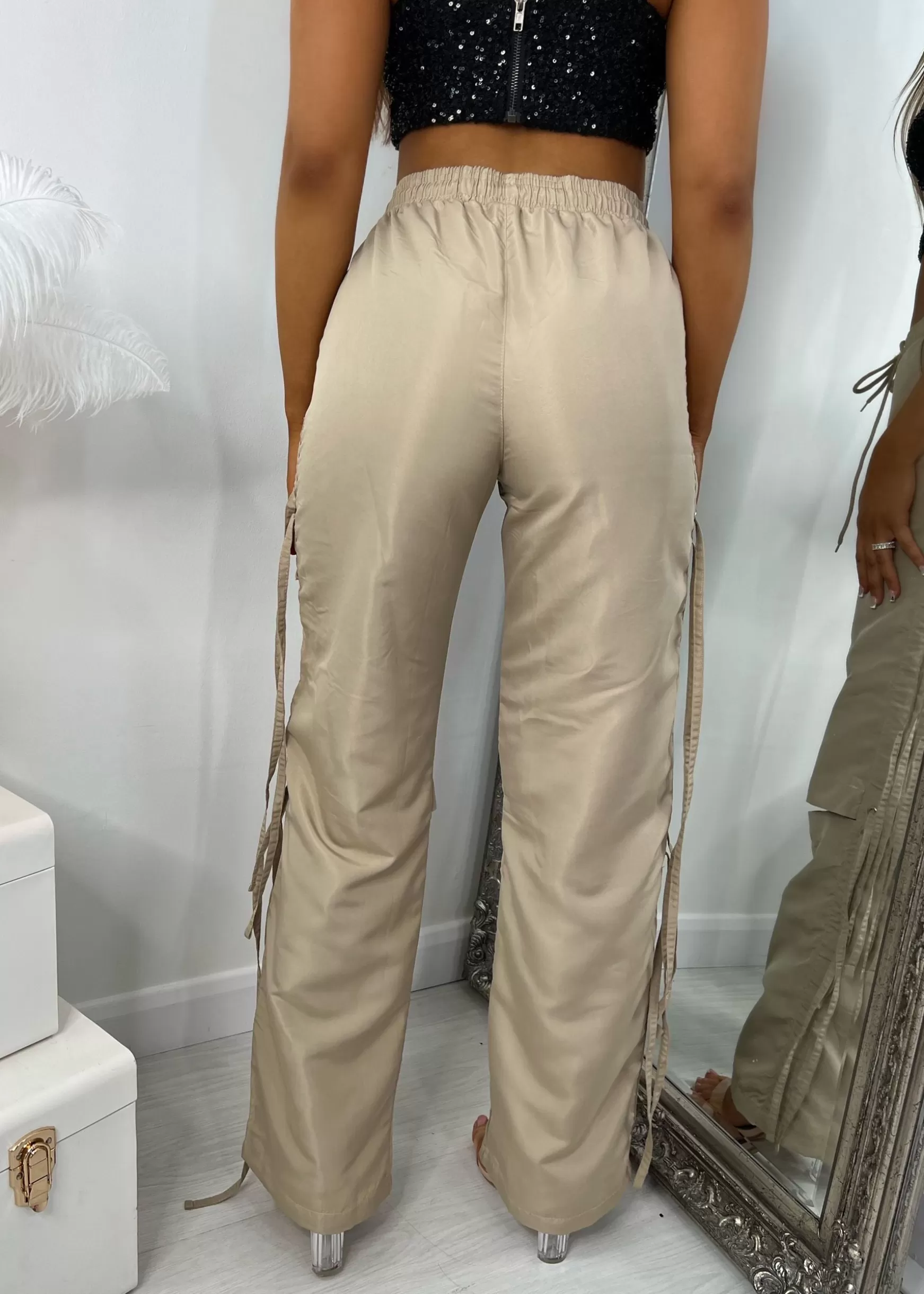 Dressmezee Bottoms<Iona Cargo Trousers - Sand